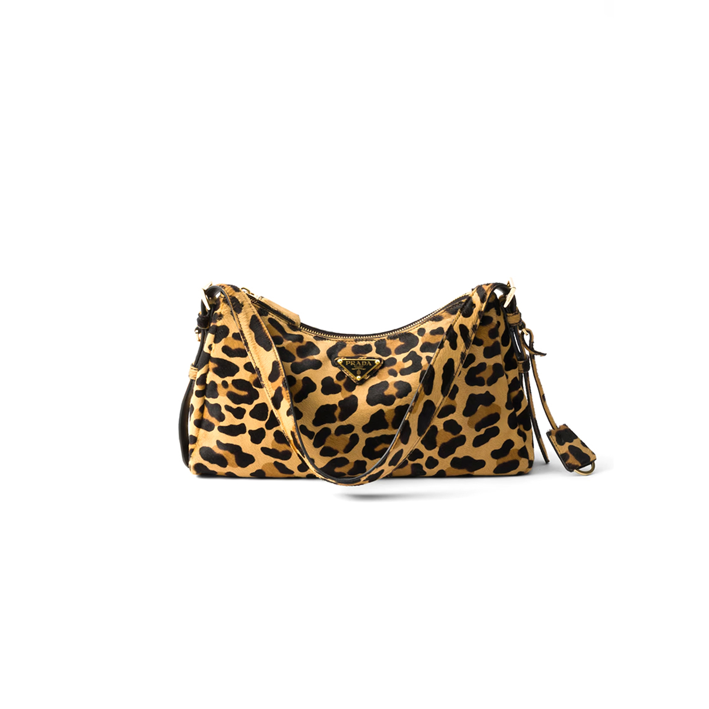 Pra*a aimÈe medium printed leather shoulder bag 1bc229 (31*18*10cm)